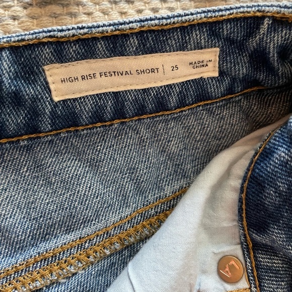 Pacsun High Rise Jean Shorts - Picture 2 of 3